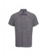 Camasa Barbati Microcheck Gingham Short Sleeve