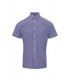 Camasa Barbati Microcheck Gingham Short Sleeve