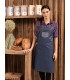 Sort Division Waxed Look Denim Bib Premier