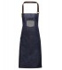 Sort Division Waxed Look Denim Bib Premier