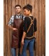 Sort Artisan Cross Back Bib Piele Naturala Premier