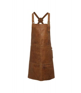 Sort Artisan Cross Back Bib Piele Naturala Premier