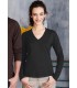 Tricou Femei Kariban Long Sleeve V-Neck