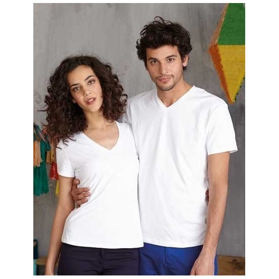 Tricou Barbati Kariban V-Neck
