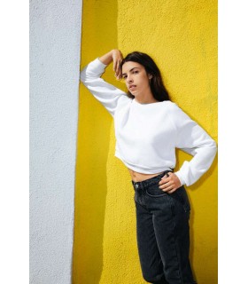 Pulover Femei Flex Feece Crop American Apparel