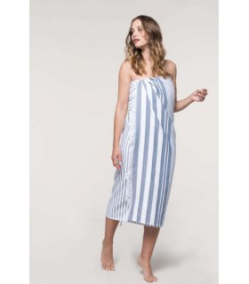 Prosop Fouta Striped Fringed Kariban