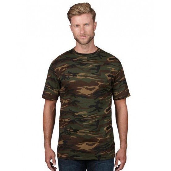 Tricou barbati Anvil Midweight Camouflage Tee