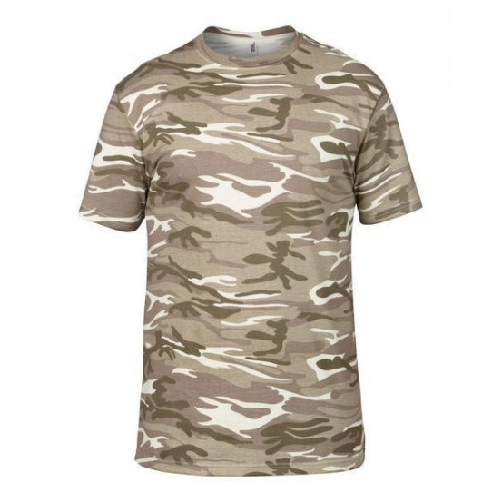 Tricou barbati Anvil Midweight Camouflage Tee