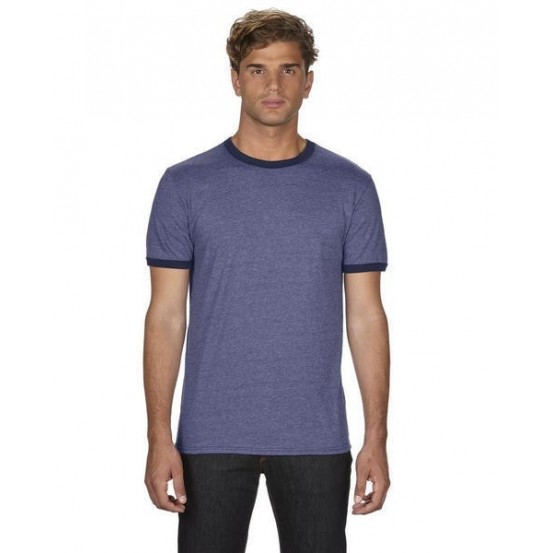 Tricou barbati Anvil fashion basic ringer tee