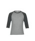 Tricou barbati Anvil Tri-Blend 3/4 Sleeve Raglan Tee