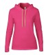 Tricou femei Anvil Fashion Basic Long Sleeve Hooded Tee 