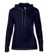 Tricou femei Anvil Fashion Basic Long Sleeve Hooded Tee 