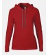 Tricou femei Anvil Fashion Basic Long Sleeve Hooded Tee 