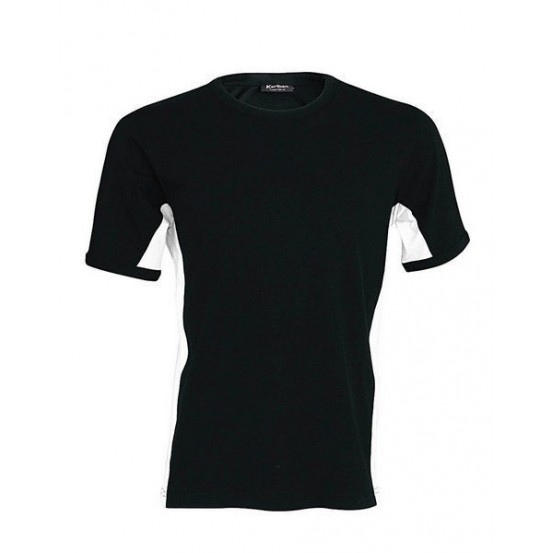 Tricou barbati Kariban Tiger Short Sleeve Bi-Colour T-Shirt KA340