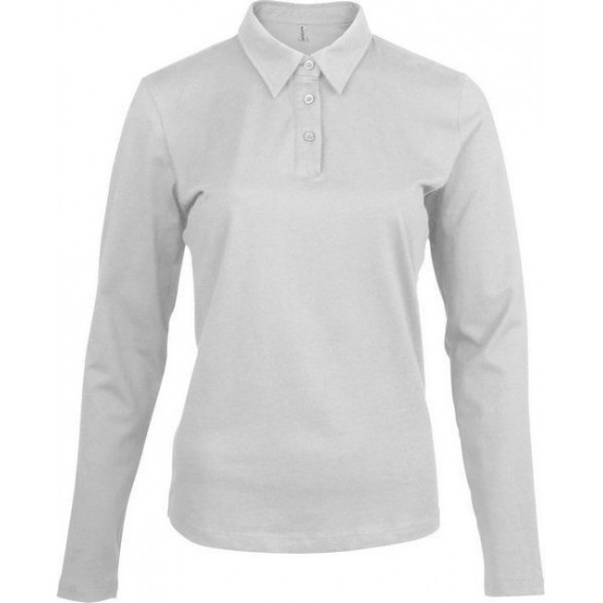 Polo femei Kariban maneca lunga