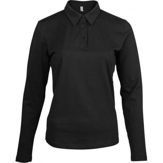 Polo femei Kariban maneca lunga