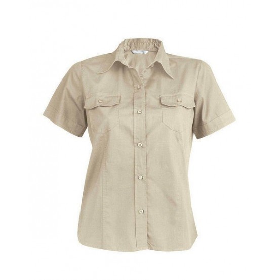 Camasa femei Kariban Tropical maneca scurta