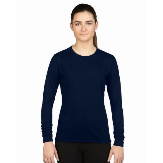 Tricou sport femei maneca lunga Gildan Performance