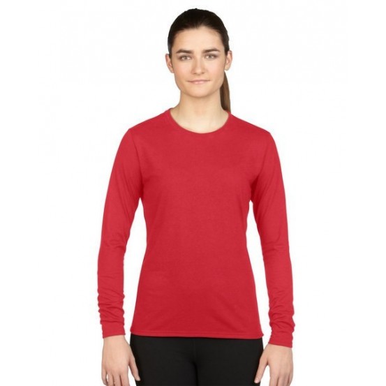 Tricou sport femei maneca lunga Gildan Performance