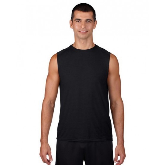 Tricou sport barbati fara maneci Gildan Performance