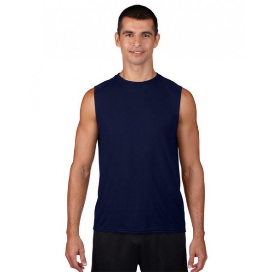 Tricou sport barbati fara maneci Gildan Performance