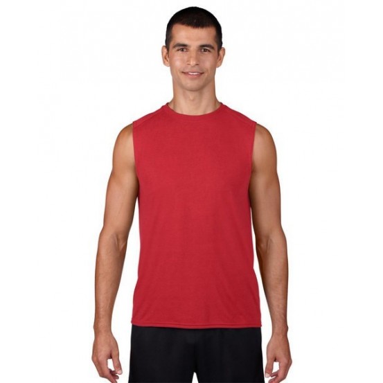 Tricou sport barbati fara maneci Gildan Performance