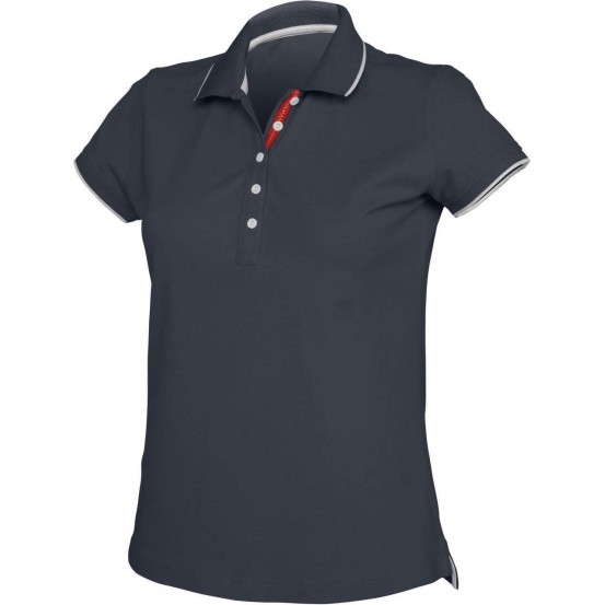Polo femei Kariban maneca scurta