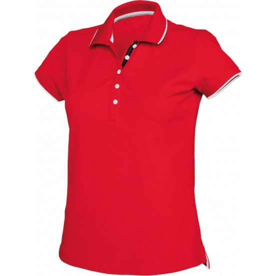 Polo femei Kariban maneca scurta