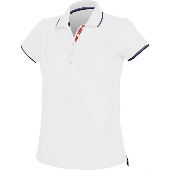Polo femei Kariban maneca scurta