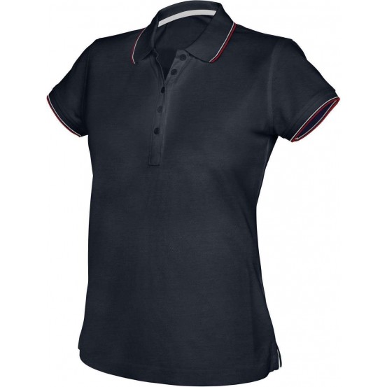 Polo femei Kariban maneca scurta