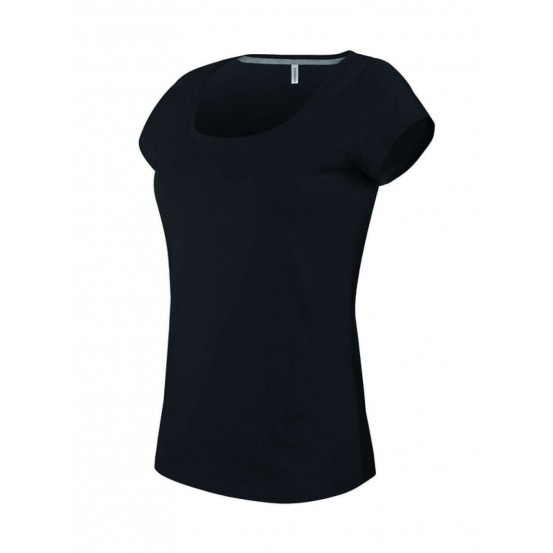Tricou femei Kariban Boat Neck Short Sleeve T-Shirt