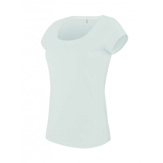 Tricou femei Kariban Boat Neck Short Sleeve T-Shirt