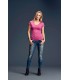 Tricou femei Anvil Tri-blend V-neck Tee