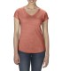 Tricou femei Anvil Tri-blend V-neck Tee