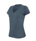 Tricou femei V-neck Sleeve Melange Kariban