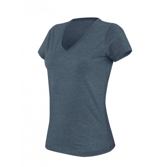 Tricou femei V-neck Sleeve Melange Kariban