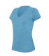 Tricou femei V-neck Sleeve Melange Kariban