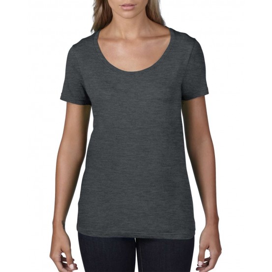 Tricou femei Anvil Faterweight Scoop Tee
