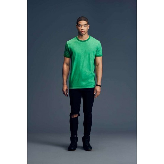 Tricou barbati Anvil fashion basic ringer tee