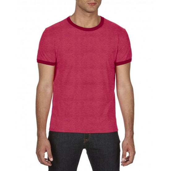 Tricou barbati Anvil fashion basic ringer tee