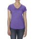 Tricou femei Anvil Tri-blend V-neck Tee