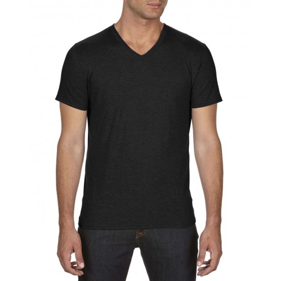 Tricou barbati Anvil Tri-Blend V-neck Tee