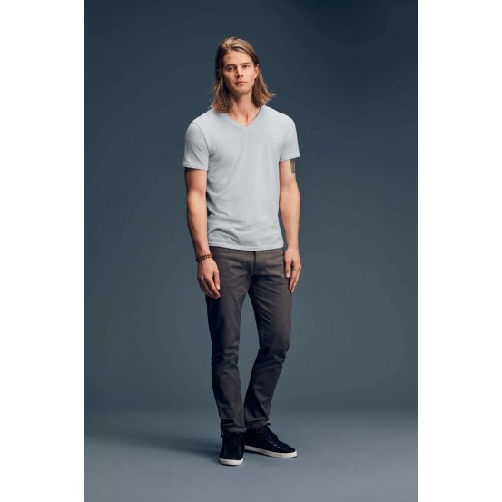 Tricou barbati Anvil Weight V-neck Tee