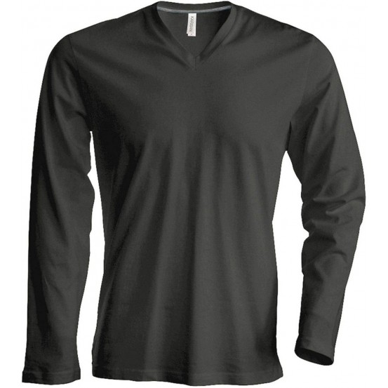 Tricou Femei Kariban Long Sleeve V-Neck