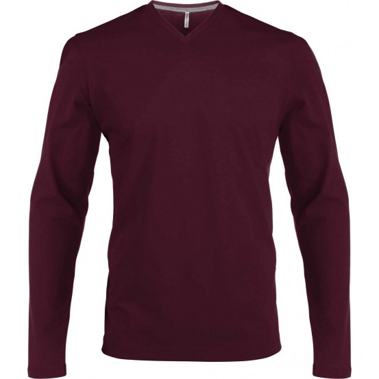 Tricou Femei Kariban Long Sleeve V-Neck