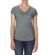 Tricou Femei Anvil Tri-Blend V-Neck Tee