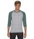 Tricou Barbati Anvil Tri-Blend 3/4 Sleeve Raglan Tee