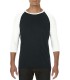 Tricou Barbati Anvil Tri-Blend 3/4 Sleeve Raglan Tee