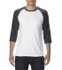 Tricou Barbati Anvil Tri-Blend 3/4 Sleeve Raglan Tee