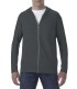 Hanorac Barbati Anvil Adult Tri-Blend cu Fermoar si Gluga